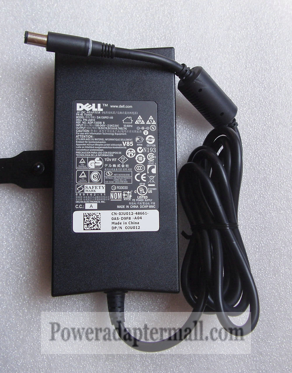 130W Dell Latitude E5400 E5410 E5410 AC Power Adapter